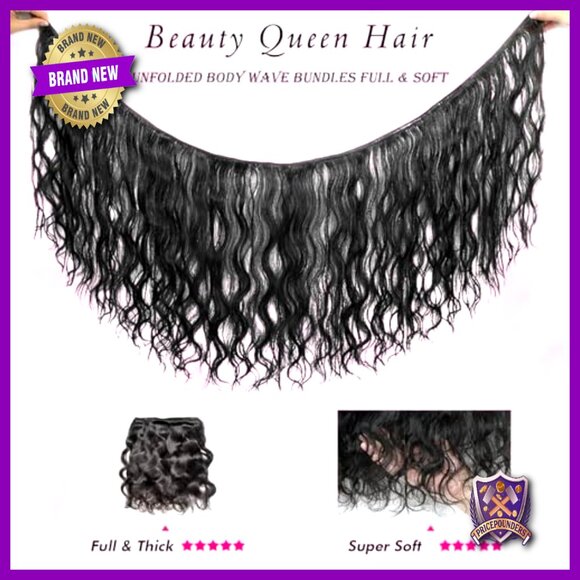 Body Wave Human Hair Extensions 22 20 18 Inch 100% Virgin Remy Thick main image 6